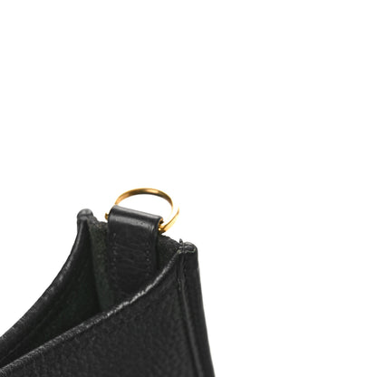Hermes Taurillon Clemence Evelyne TPM Black 10 of 10