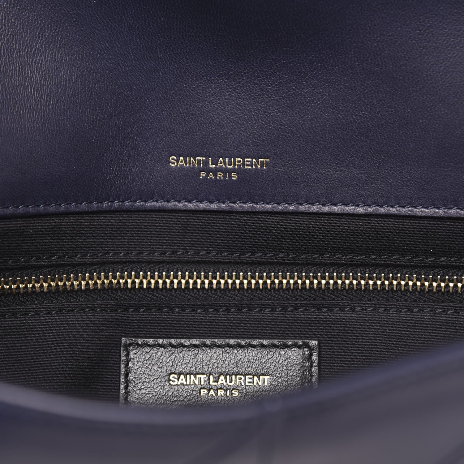 Saint Laurent Lambskin Patchwork Monogram Medium Jamie Dark Notte 8 of 13