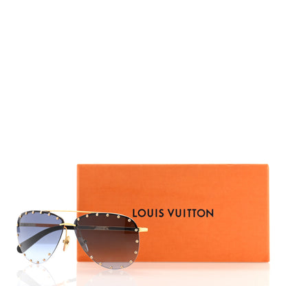 Louis Vuitton The Party Aviator Gradient Sunglasses Z2349U Blue 12 of 12