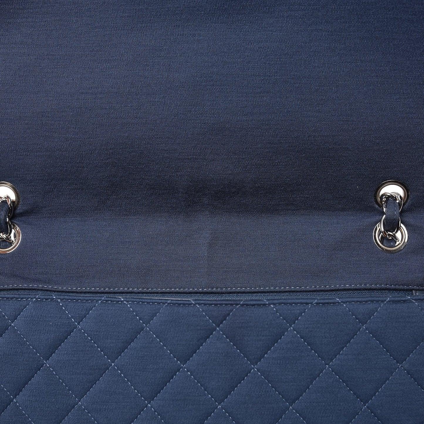 Jersey Quilted Maxi Single Flap Blue