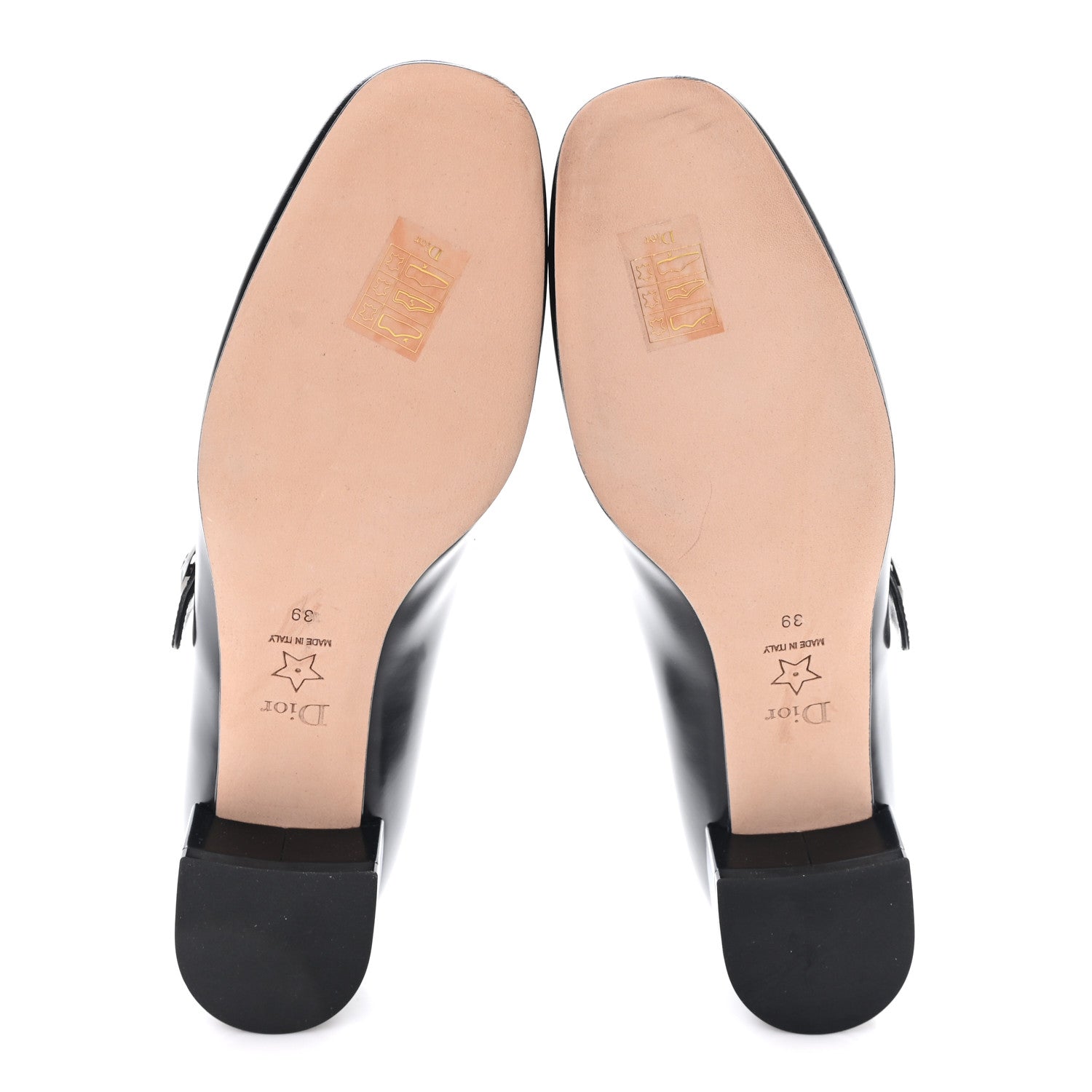 Christian Dior Brushed Calfskin Uniform 30mm Pumps 39 Black 6 of 9