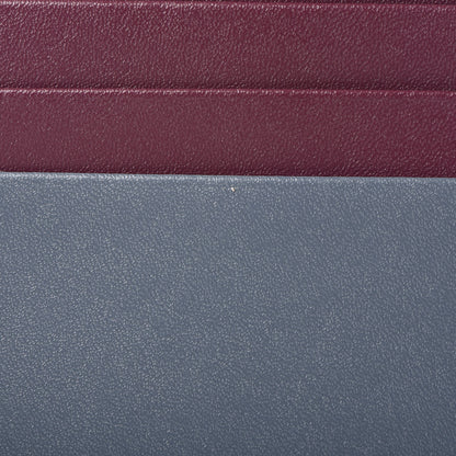 Fendi Vitello Libcerty Lucido By the Way Card Holder Balena Bordeaux 9 of 10