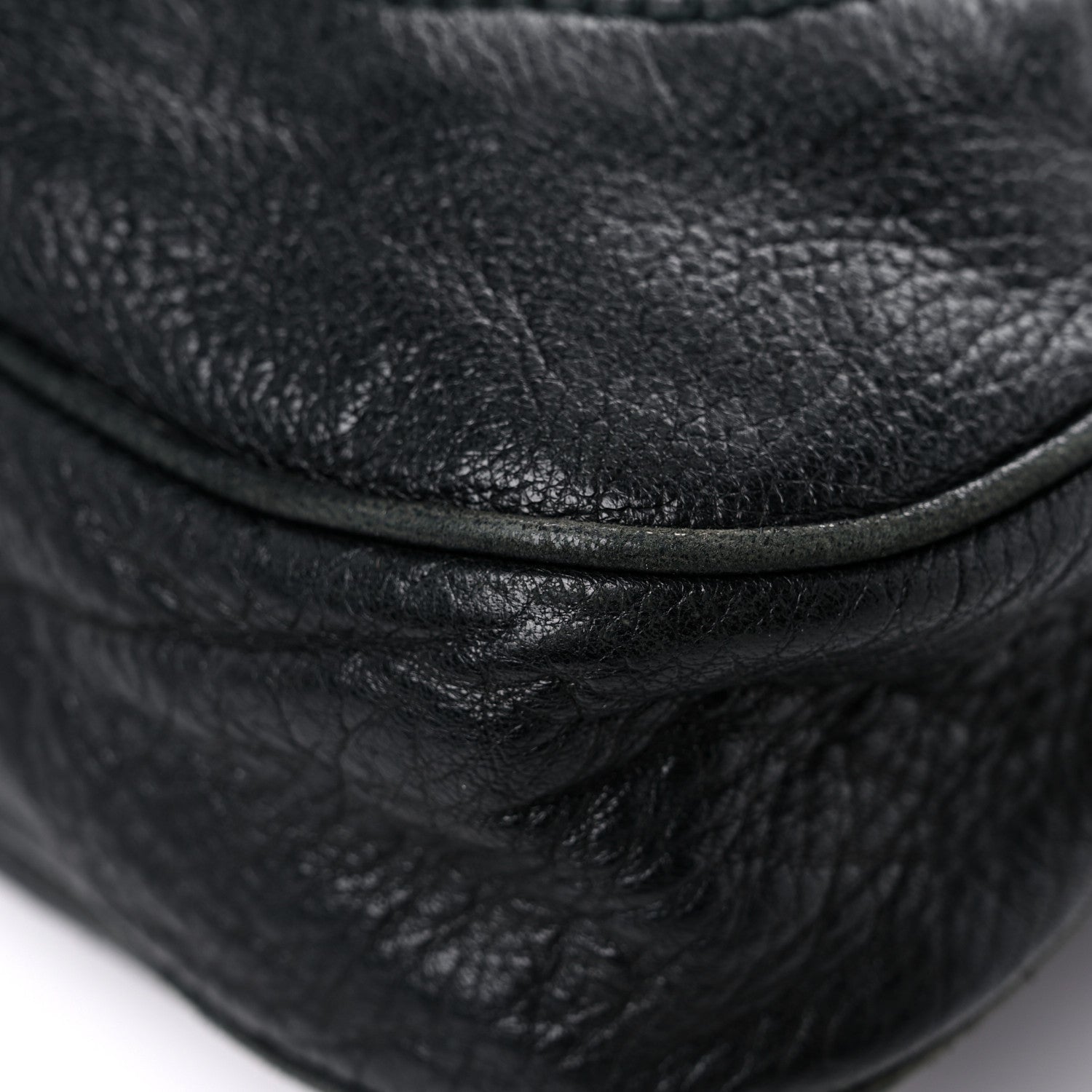 Gucci Calfskin Large New Jackie Shoulder Bag Black 9 of 16