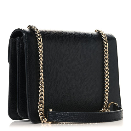 Gucci Dollar Calfskin Small Interlocking G Shoulder Bag Black 3 of 11