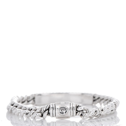 David Yurman Sterling Silver Diamond 7mm Petite Pave Curb Link Love ID Bracelet 3 of 4