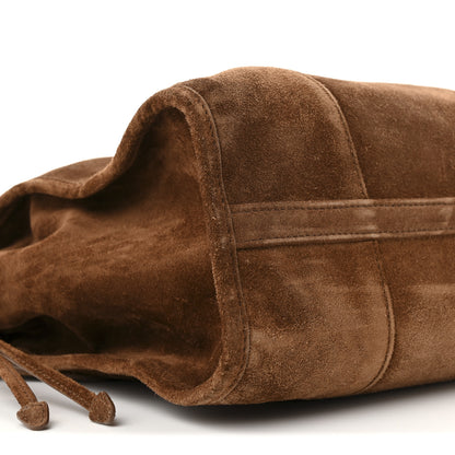 Prada Suede Large Bonnie Shoulder Bag Cocoa Brown 9 of 13