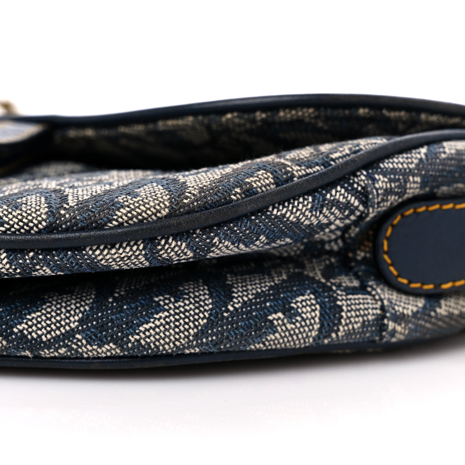 Christian Dior Monogram Saddle Bag Blue 9 of 14