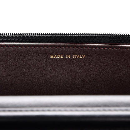 Chanel Aged Calfskin Quilted Lucky Charms 2.55 Reissue Wallet On Chain WOC Black 7 of 9