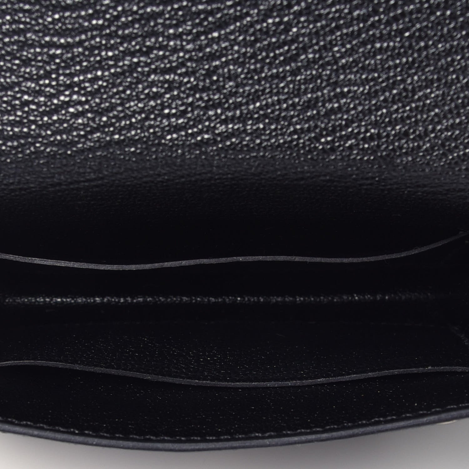 Hermes Chevre Mysore Roulis Slim Wallet Black 6 of 7