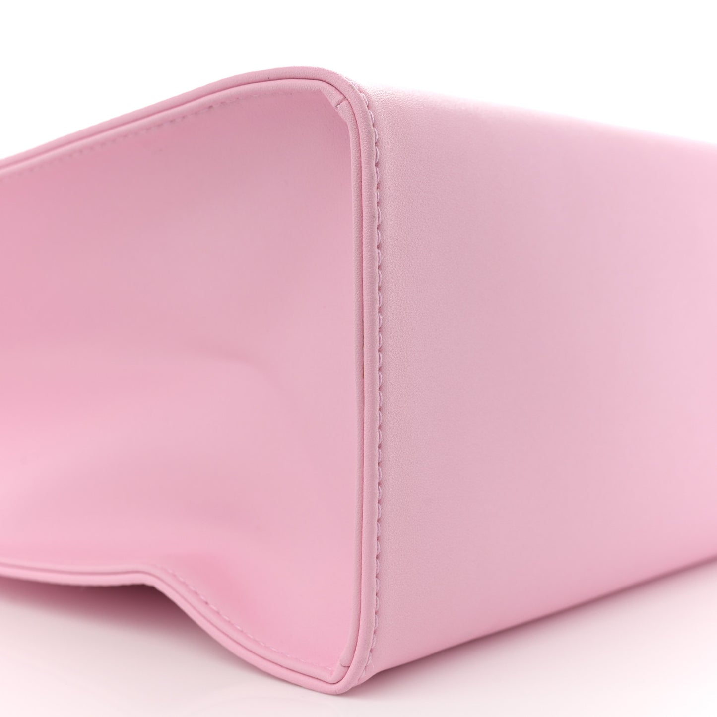 Vegan Leather Medium Shopping Bag Bubblegum