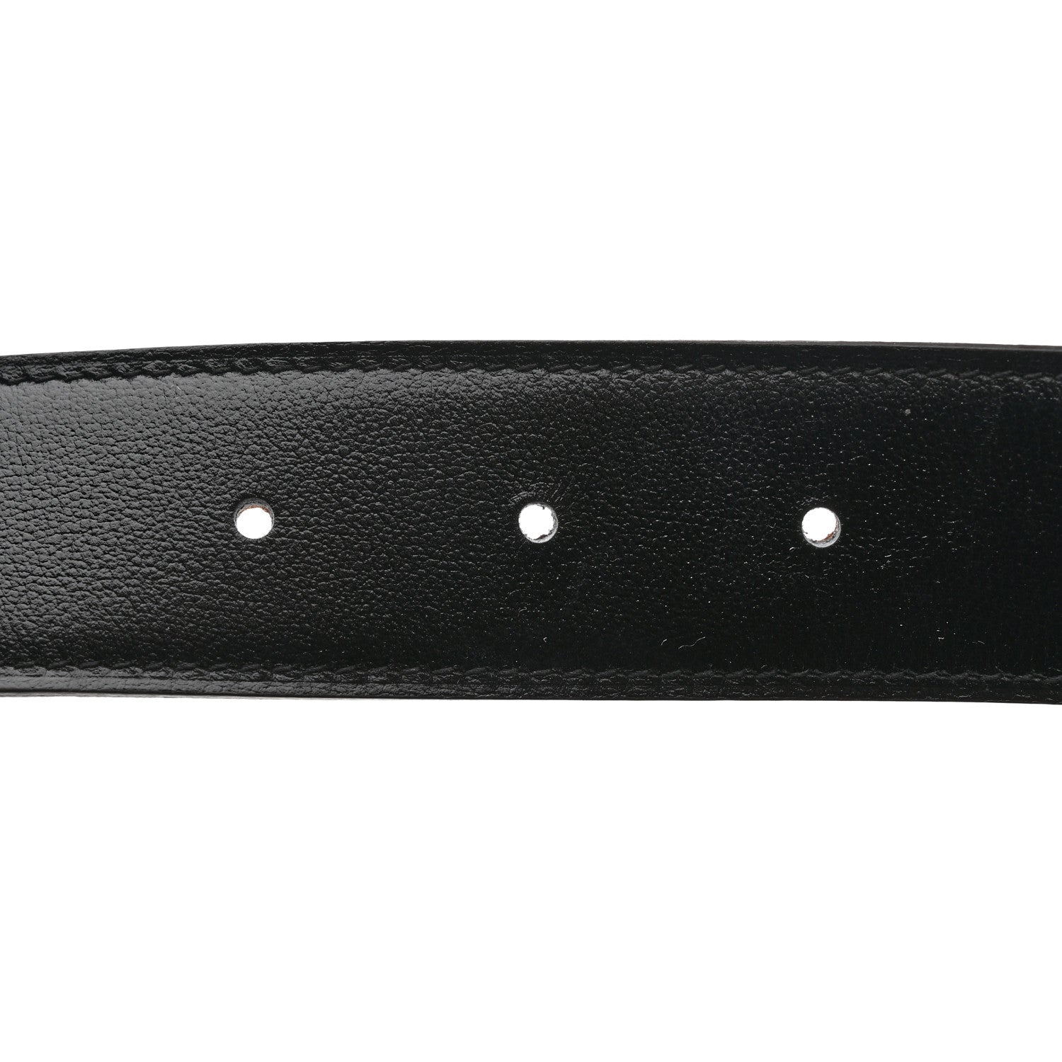 Hermes Chamonix 135 Togo Constance Belt 85 34 Black Gold 3 of 7