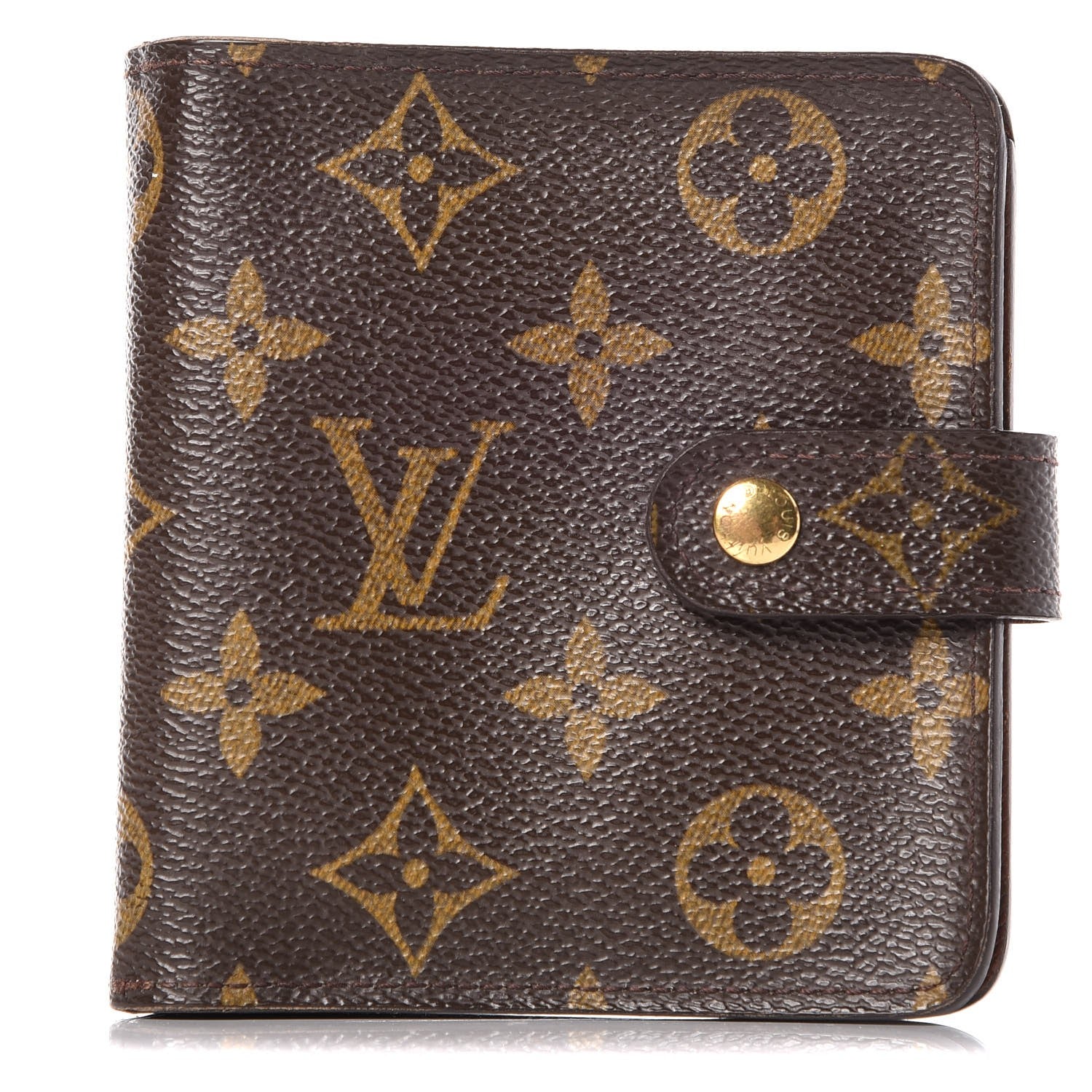 Louis Vuitton Monogram Compact Zippe Zipped Wallet 1 of 11
