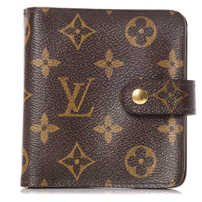 Louis Vuitton Monogram Compact Zippe Zipped Wallet 1 of 11