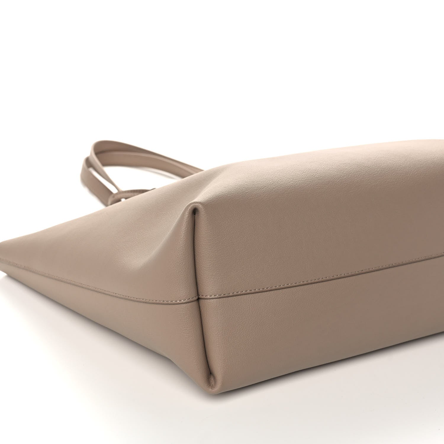 Saint Laurent Calfskin Large Shopping Tote Dark Beige 13 of 18