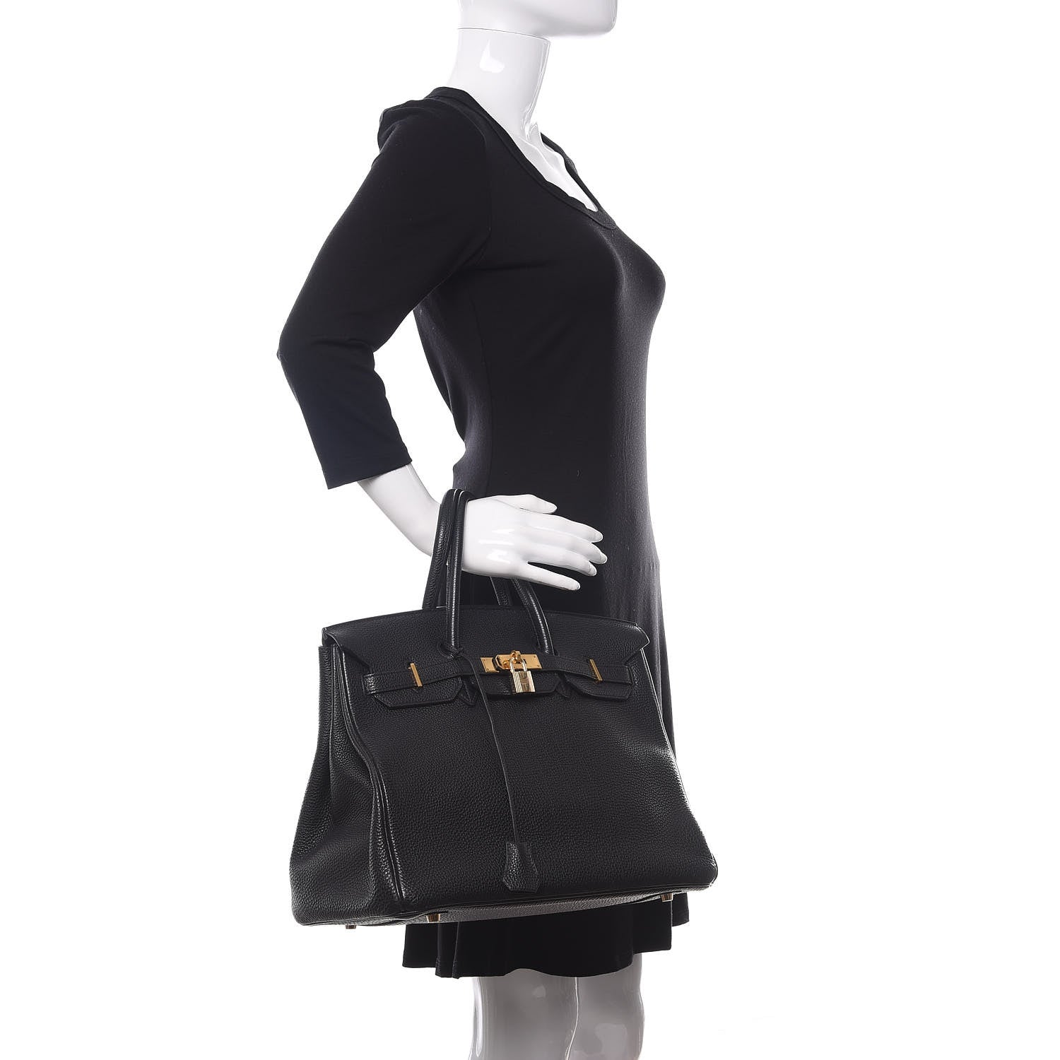 Hermes Togo Birkin 35 Black 2 of 17