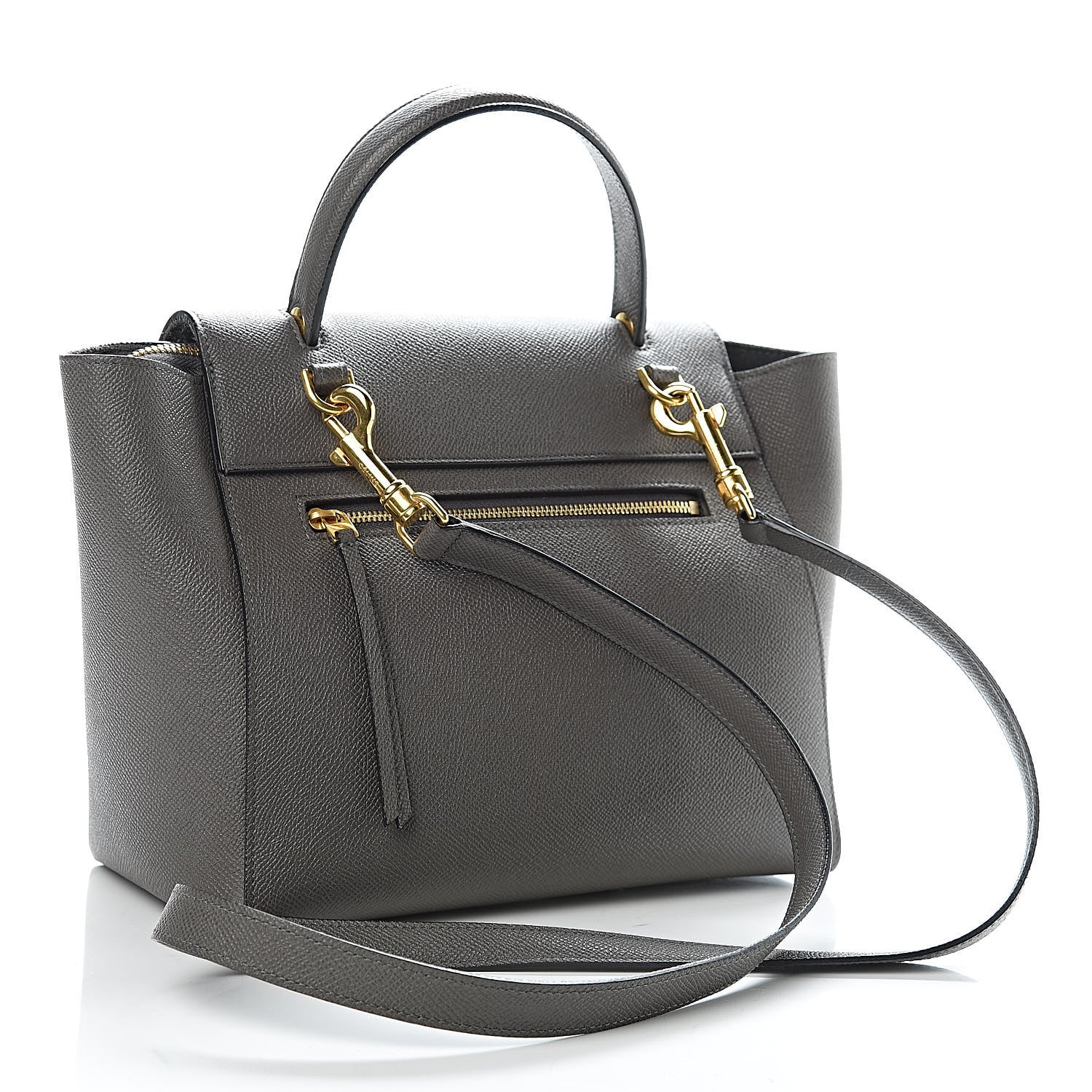 Celine Baby Grained Calfskin Micro Belt Bag Grey 3 of 9