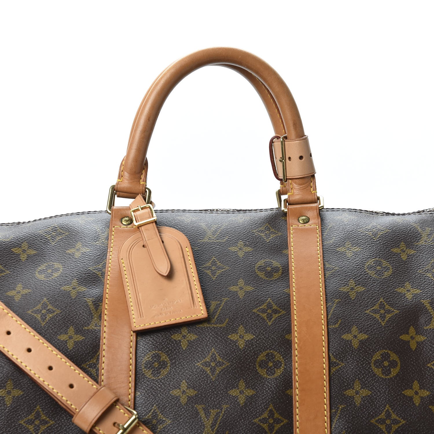 Louis Vuitton Monogram Keepall Bandouliere 55 7 of 9