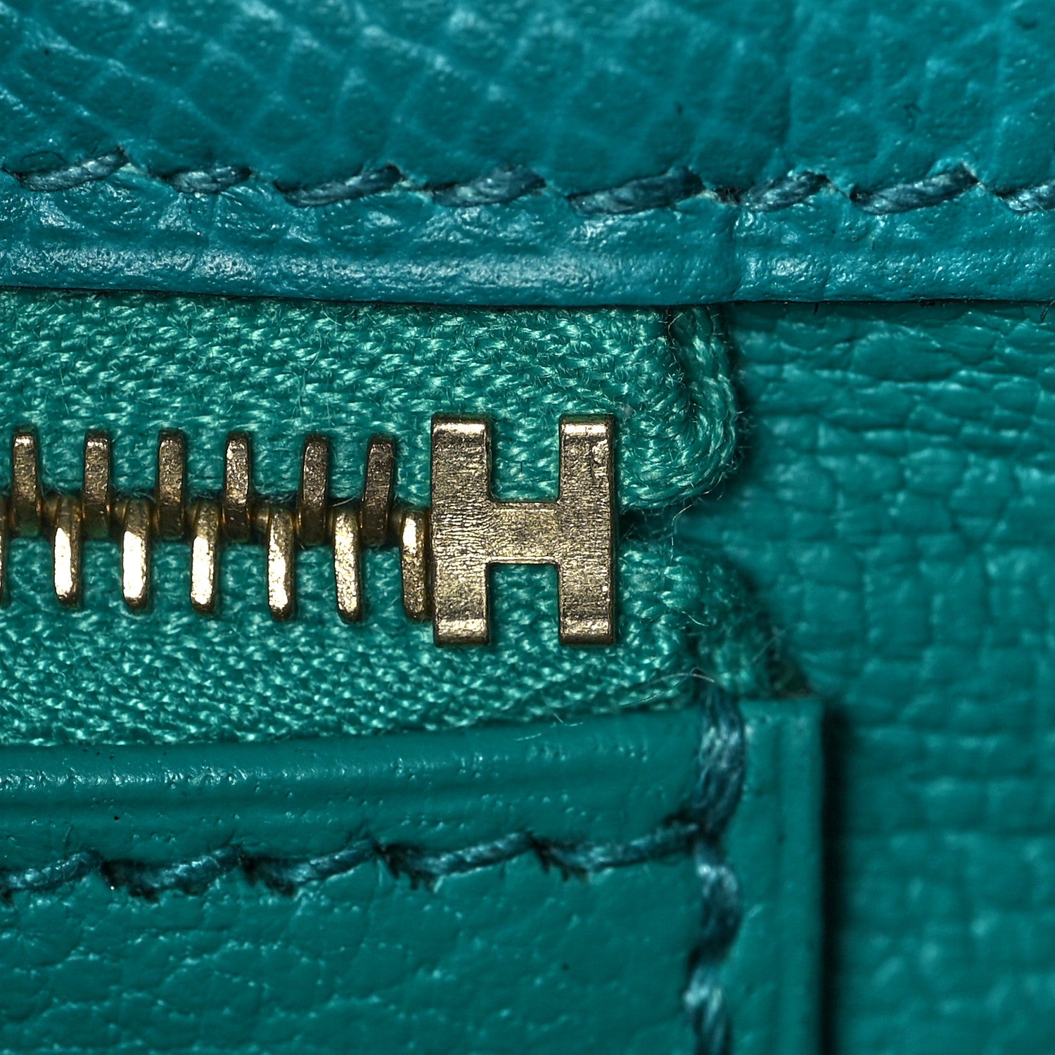 Hermes Epsom Kelly Sellier 25 Bleu Paon 21 of 37