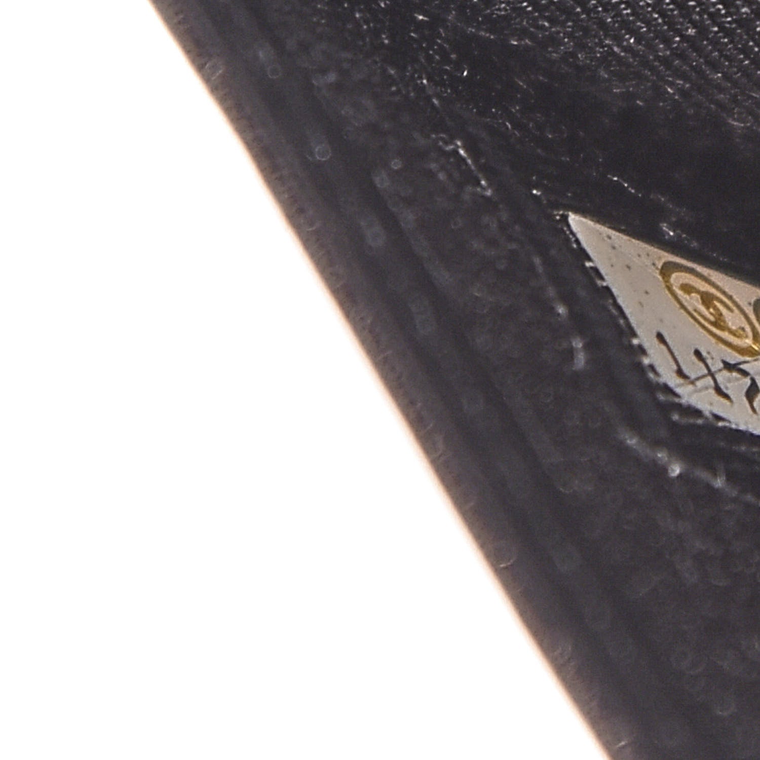 Chanel Glazed Calfskin Quilted Reissue Long Flap Wallet Black 8 of 9