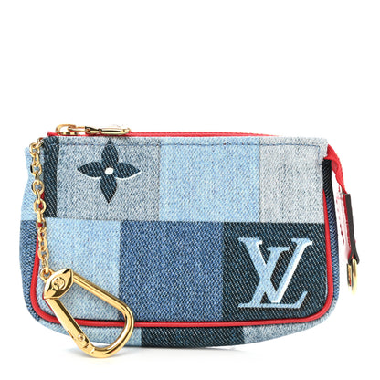 Louis Vuitton Denim Micro Pochette Accessories Denim Rouge 1 of 7