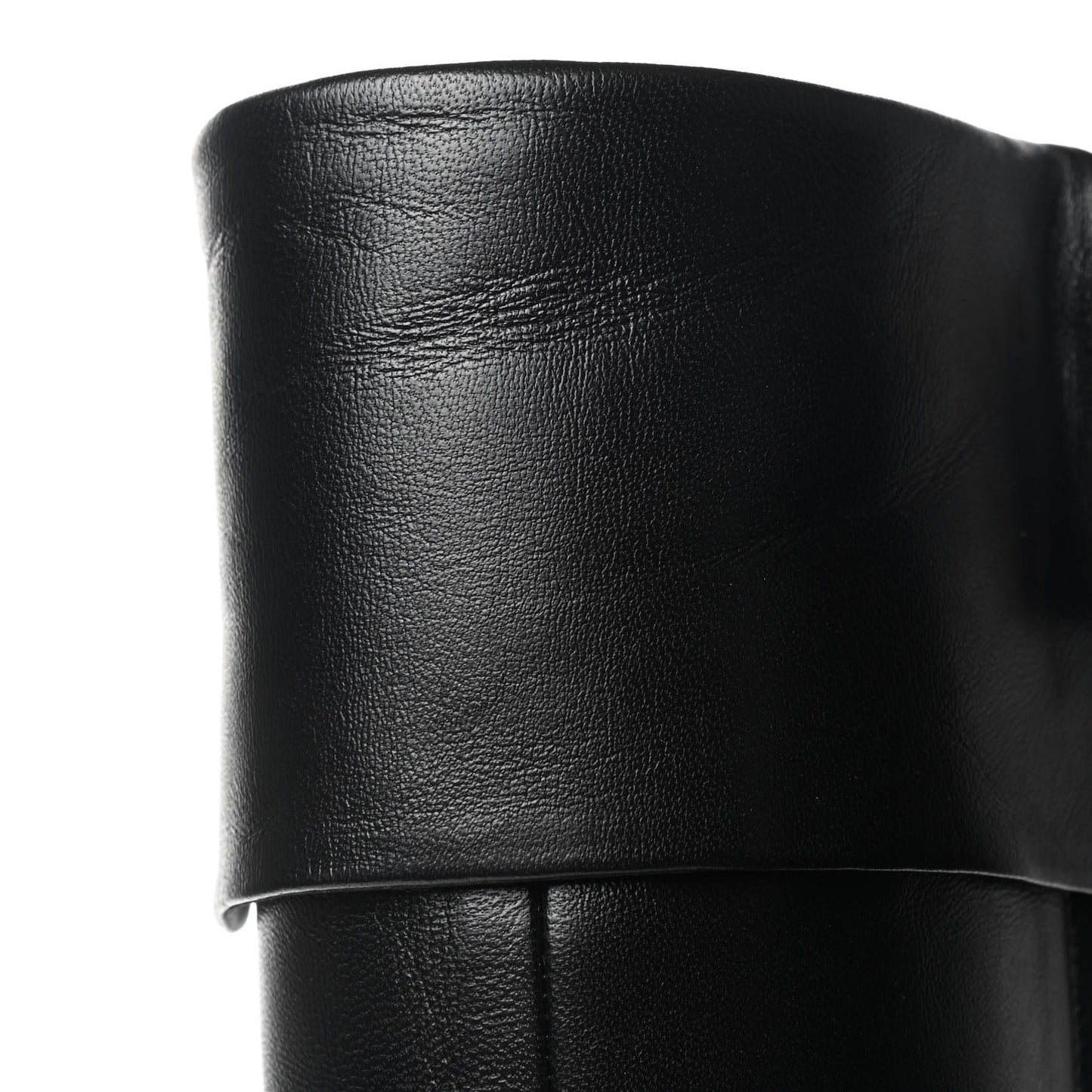Lambskin High Boots 36 Black