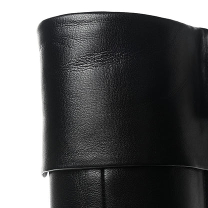 Chanel Lambskin High Boots 36 Black 9 of 12