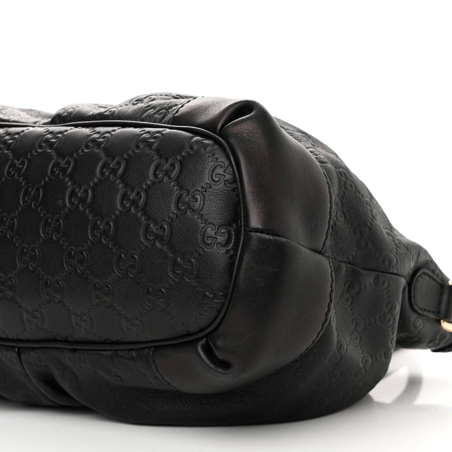 Guccissima Medium Sukey Top Handle Tote Black