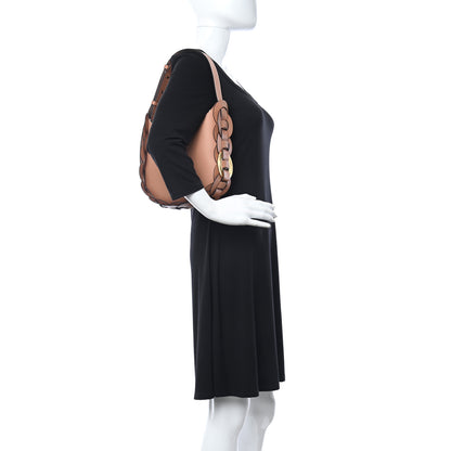 Chloe Small Grain Smooth Calfskin Small Darryl Hobo Muted Brown 2 of 12