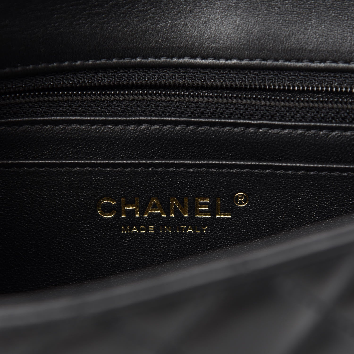 Chanel Lambskin Quilted Mini Rectangular Flap Black 8 of 10