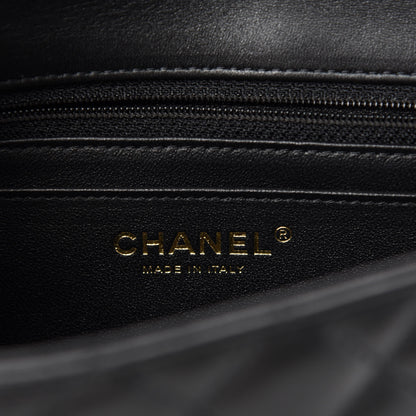 Chanel Lambskin Quilted Mini Rectangular Flap Black 8 of 10