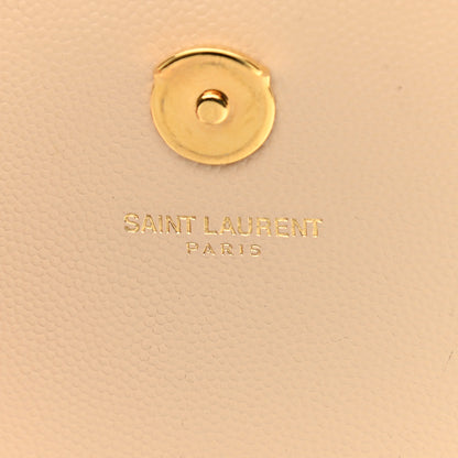 Saint Laurent Grain De Poudre Small Monogram Kate Satchel Nude Powder 6 of 15
