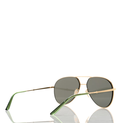 Gucci Metal Aviator Sunglasses GG0356S Green 4 of 9