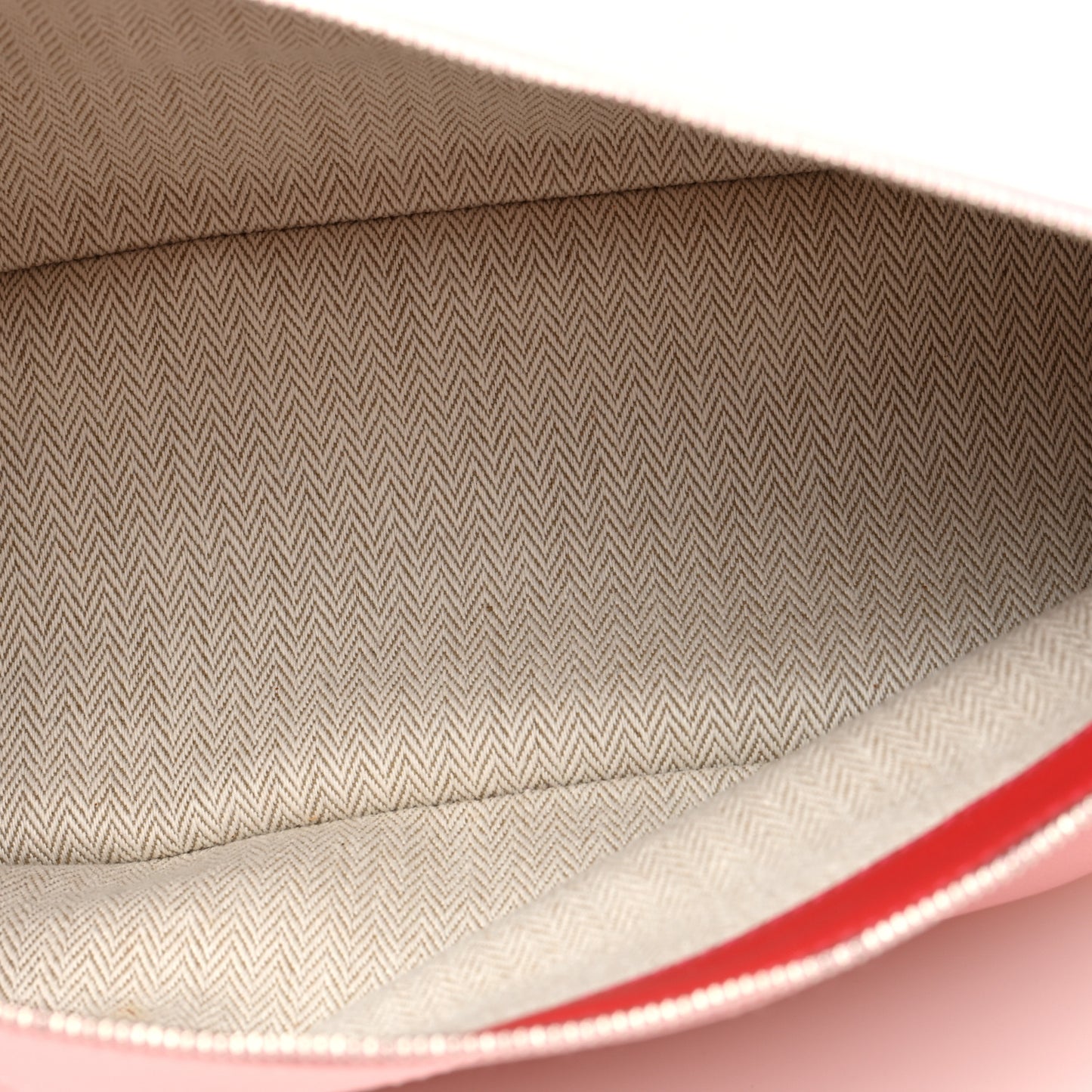 Lambskin Swift Tohubohu Pouch MM Rose Sakura Vermillion