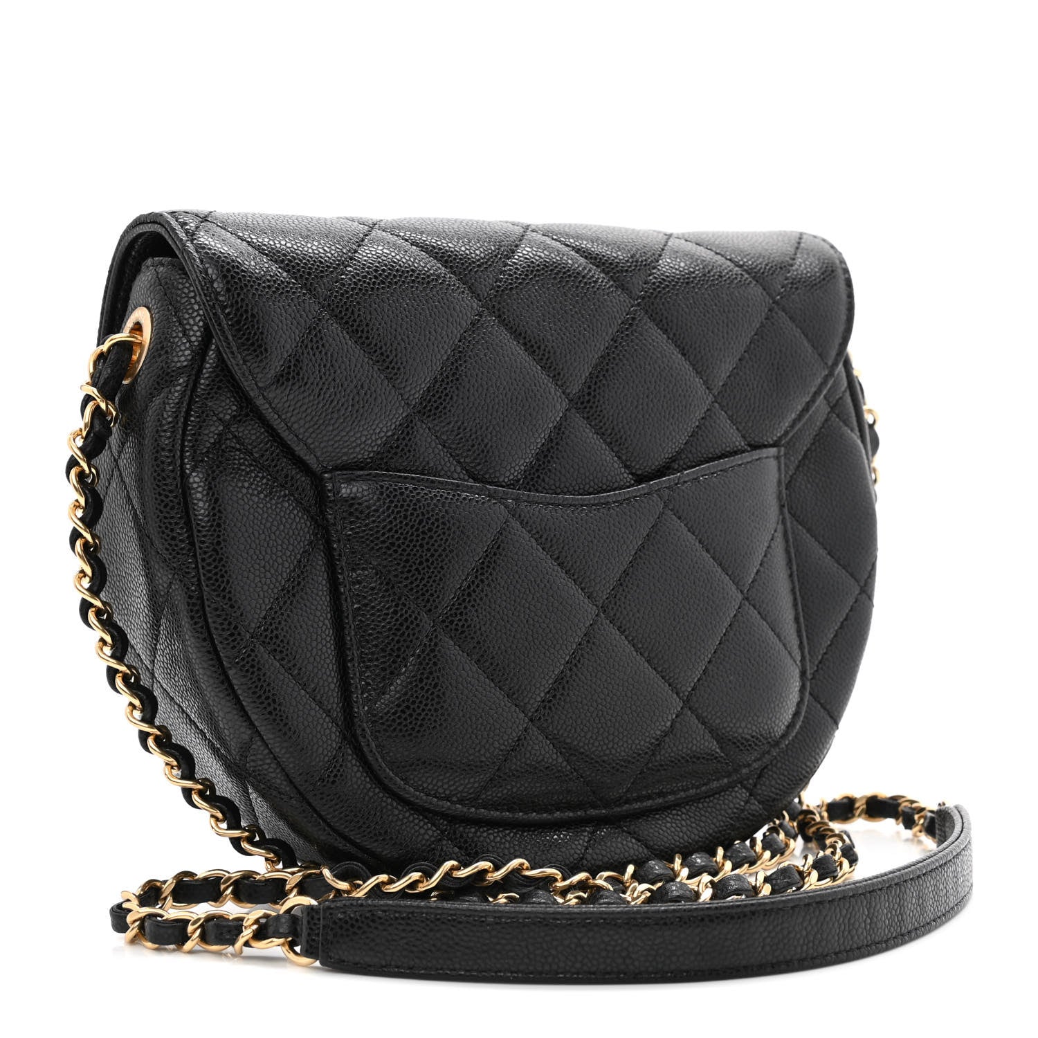 Chanel Caviar Quilted Small Messenger Flap Black 3 of 11