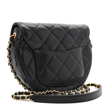 Chanel Caviar Quilted Small Messenger Flap Black 3 of 11