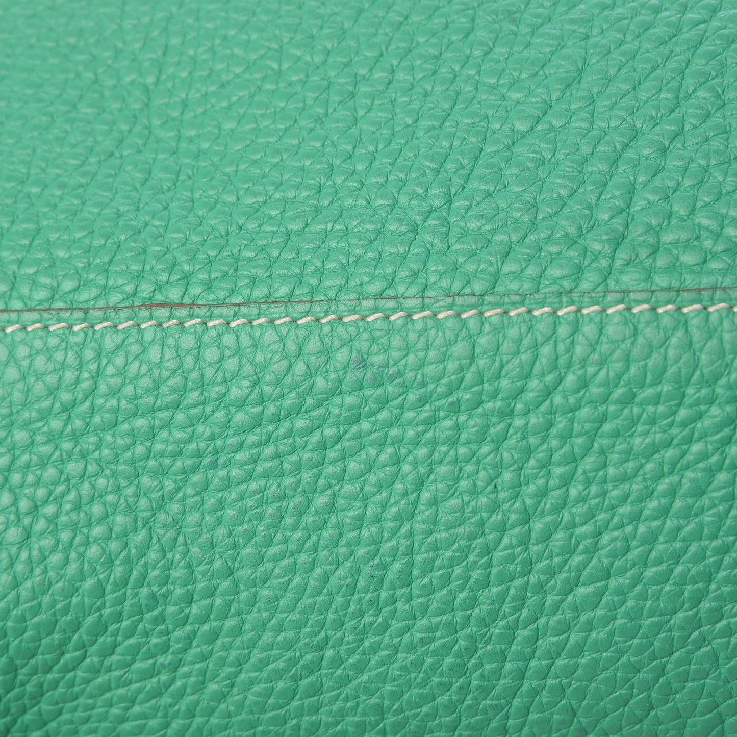 Taurillon Clemence Double Sens 36 Reversible Tote Menthe Bleu Thalassa