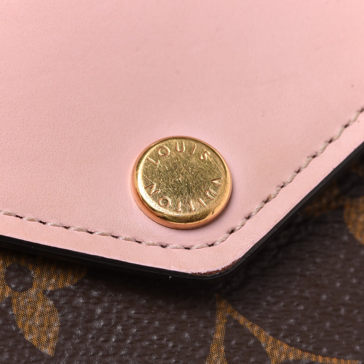 Monogram Zoe Wallet Rose Ballerine