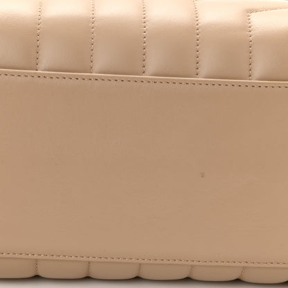 Saint Laurent Calfskin Y Quilted Monogram Medium Loulou Chain Satchel Dark Beige 10 of 10