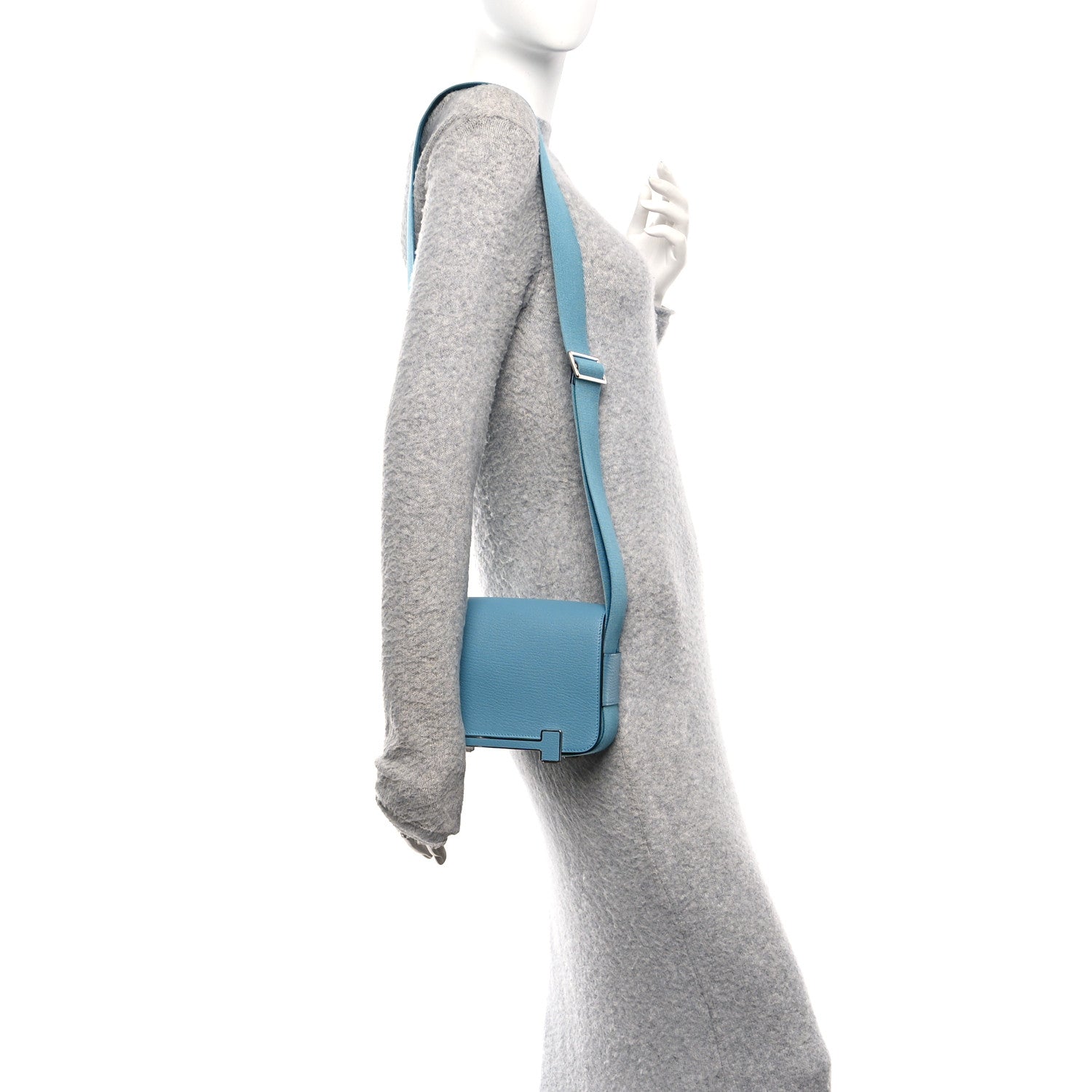 Hermes Chevre Mysore Geta New Bleu Jean 2 of 10
