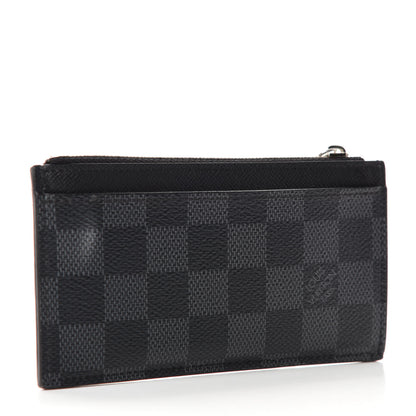 Louis Vuitton Damier Graphite Coin Card Holder 3 of 10