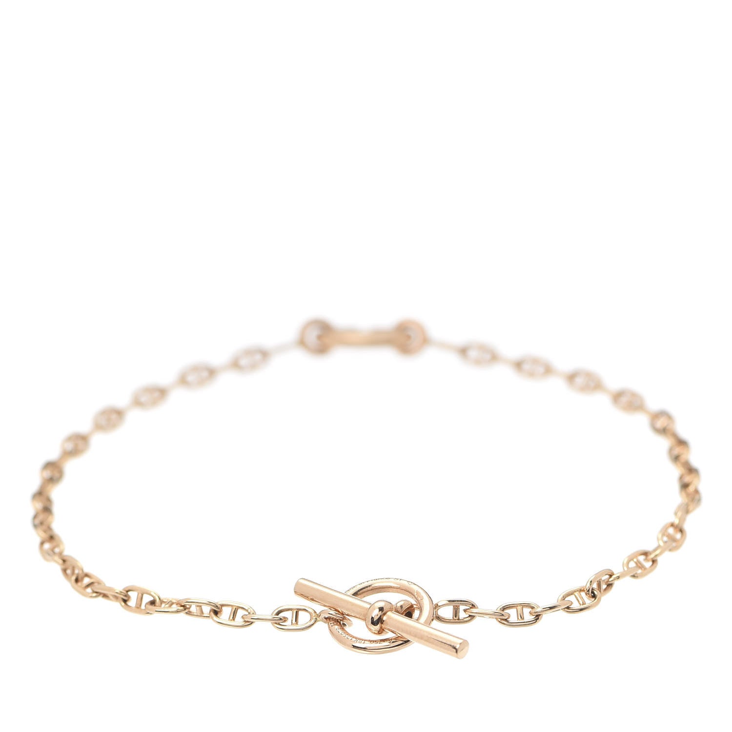 Hermes 18K Rose Gold TPM Farandole Bracelet ST 3 of 5