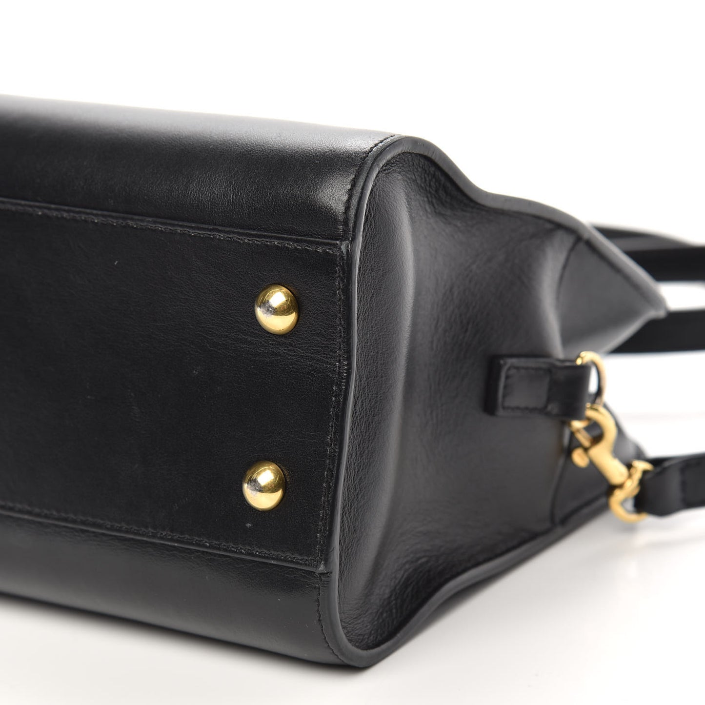 Calfskin Monogram Baby Cabas Black