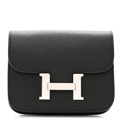 Hermes Epsom Constance Slim Wallet Black 1 of 10