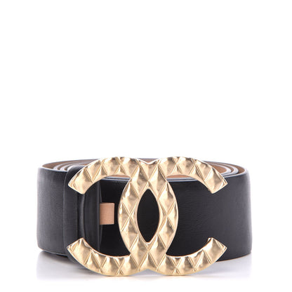 Chanel Calfskin CC Belt 95 38 Black 1 of 7