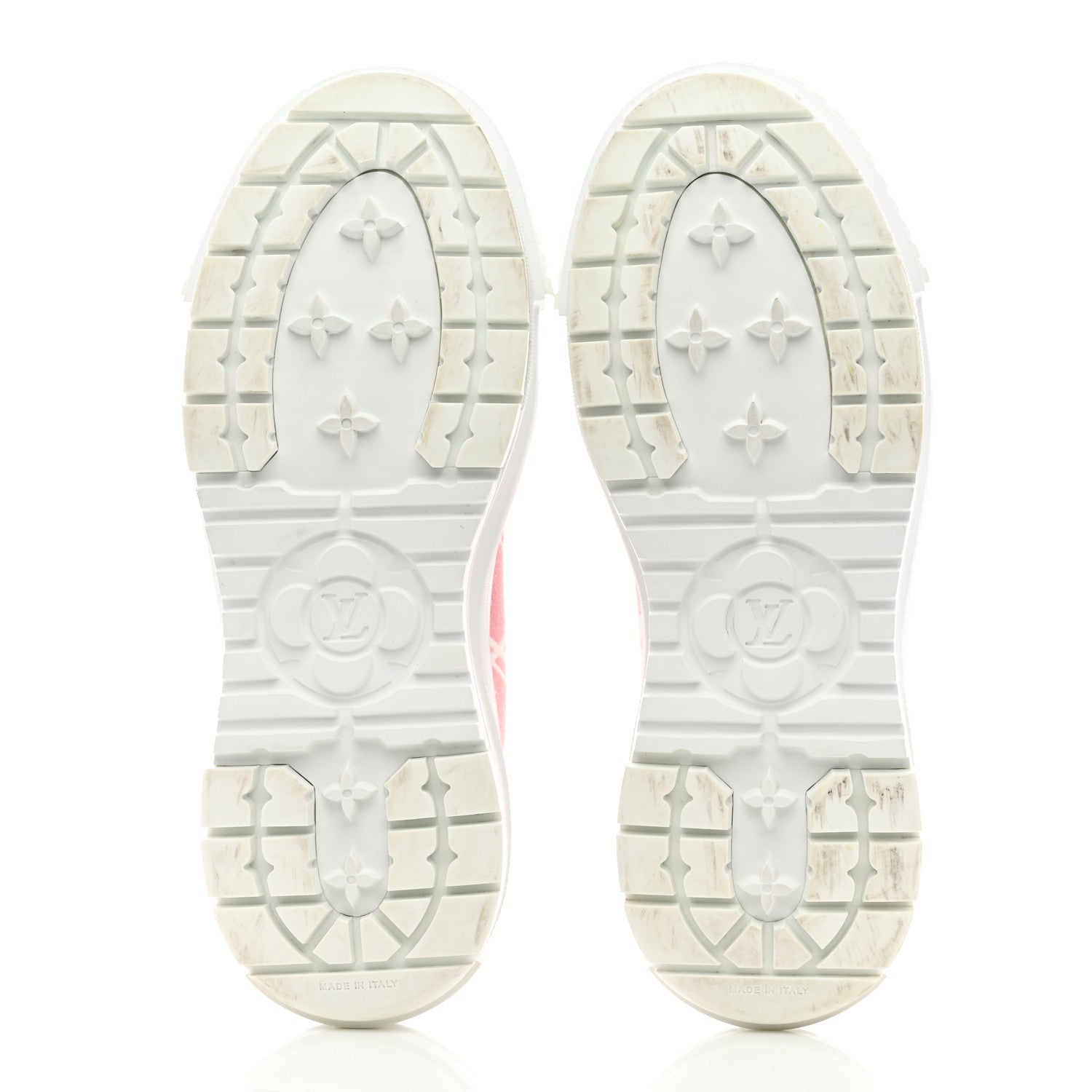 Louis Vuitton Denim Monogram Squad Sneakers 37.5 Pink 8 of 17