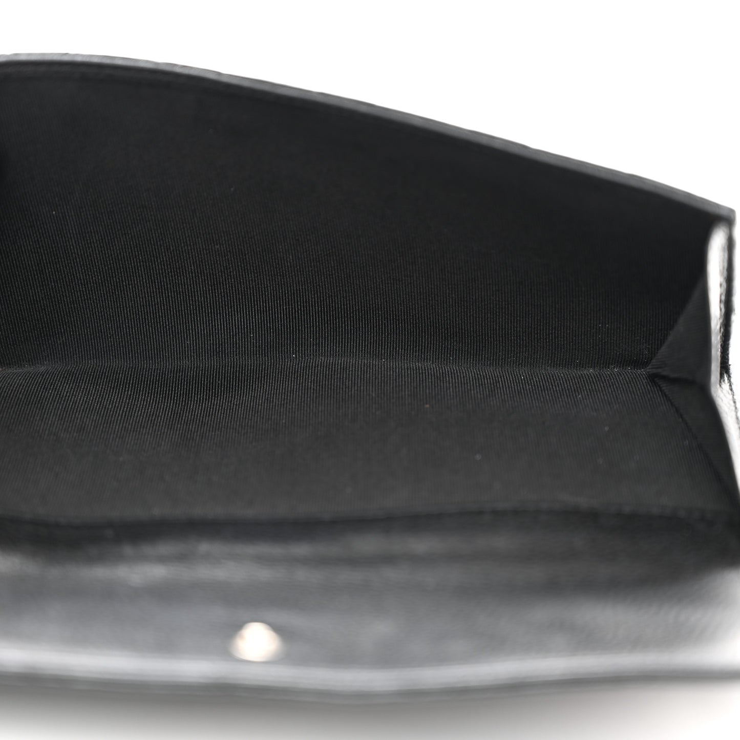 Caviar Quilted CC Long Double Wallet Black