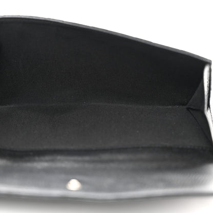 Chanel Caviar Quilted CC Long Double Wallet Black 6 of 11