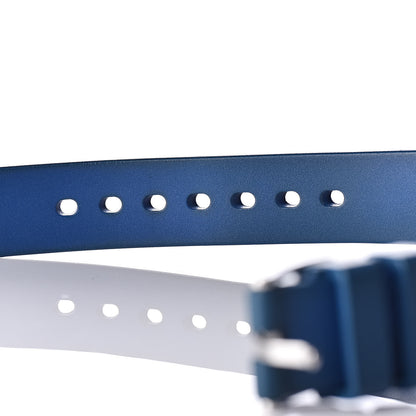 Chopard Stainless Steel Rubber Diamond 26mm Happy Sport Fish Quartz Watch Blue 7 of 8