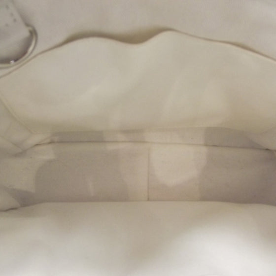 Caviar Petit Shopping Tote PST White