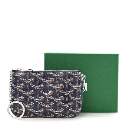 Goyard Goyardine Nano Senat Key Pouch Navy 8 of 8